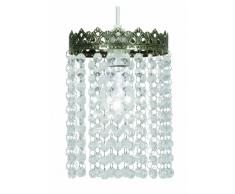 Oaks Lighting Ekon Suspension en laiton antique et billes de verre 15Â cm