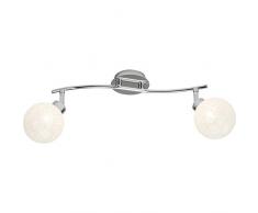 Brilliant G35713/15 Eclairage de plafond, Metal/Verre, Chrome