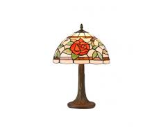 interfan bureau Tiffany roses moyenne E27, Multicolore