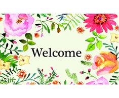 Gift Company Paillasson Welcome Fleurs Coco, coloré, 75 x 2 x 45 cm