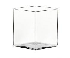 Iittala Ruutu Vase Transparent 205 x 180 mm