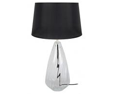 Tosel 64239 Amphore, Verre SoufflÃ©/Coton/Tissu, Noir, 300 x 500 mm