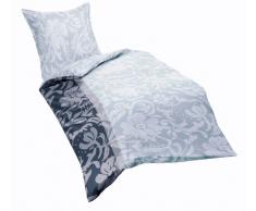 Fleuresse Moderne Classique 22676 Fb. 2 Draps de lit en Satin Maco 135 x 200 cm Gris