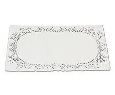Guardini, Monouso, 5 napperons papier jetables 20 x 30 cm, couleur blanche