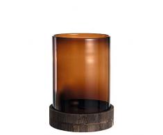 Leonardo Terra Photophore en Verre Marron 28 cm