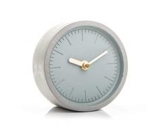 Good Design Works béton Horloge, Gris, 13 x 13 x 6 cm