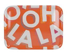 Creative Tops C000458 OTT Plateau de service en plastique Motif Ooh La Orange Petit modÃ¨le