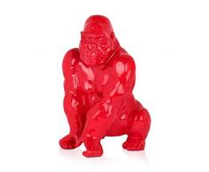 World Art Orangutan Statue Sculpture, Résine, Multicolore, 27 x 25 x 38 cm