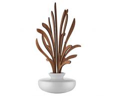 Alessi The Five Season MW64 4S W Diffuseur de Parfum pour Ambiance à Feuille Porcelaine et Acajou Blanc Taille Unique