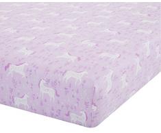 Catherine Lansfield Linge de lit Rideaux Motif Licornes Rose, Rose, 14 x 4 x 37 cm