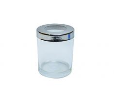 Opportunity 47T0798523 Porte Brosse Ã Dents Glass, Verre, Transparent, 8x8x10,5 cm