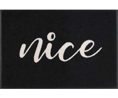 Wash + Dry Design Tapis en Nylon Noir 50/75