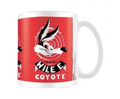 Empire Poster - Looney Tunes - Wile E. Coyote - Rétro - Taille (cm) env. Diamètre: 8,5 H9,5 - Licence Tasse - Description : - Looney Tunes, Karl de la Kojote - Tasse en céramique blanc, imprimée, capacité 320 ml, sous licence