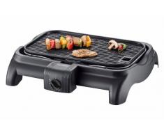 SEVERIN Gril Barbecue, Gril de table, Surface du Gril (38x22cm), 1.600W, PG 1525, Noir