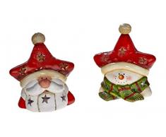 Comarco Sa 11769 Bougeoir en Terre Cuite, Multicolore, 15 x 5 x 15 cm