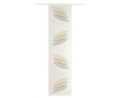 Deko Trends 8256 01 080 Aruba Rideau en Panneau avec tringle en Aluminium et barre lestée