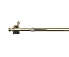 Beyond Tringle à Rideau Pressfix Extensible sans perçage en Acier Inoxydable Laiton 30-50 cm