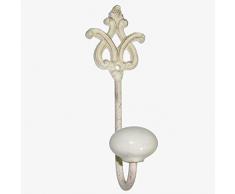 Better & Best Cintre 1 angramme, Blanc, Dimensions 5 x 5 x 14 cm, matÃ©riau : mÃ©tal, Taille Unique