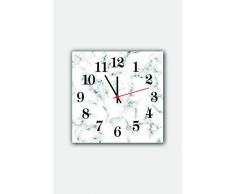 Bonamaison Horloge Murale en MDF, Multicolore, 30 x 30 cm
