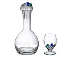 Verre de Bohemia Set Liqueur, Verre, 28.5 x 11 x 24 cm, 7 pièces