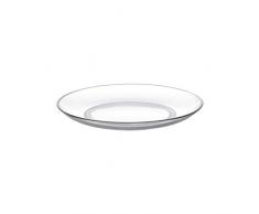 Leonardo 024017 Assiette Ã dessert ronde en verre transparent