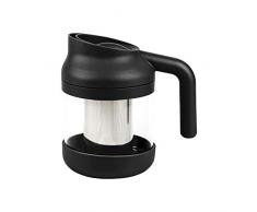 Café Olé Cold Brew Cafetière avec manche en plastique et verre â Noir, 850ML, 24 heures infuser