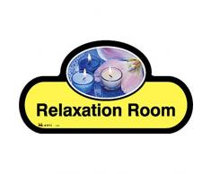 Find Memory Care Panneau Autocollant « Dementia Friendly Relaxation Room » Jaune 480 mm