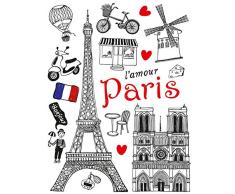 AG Design F 1039 Sticker Mural Paris