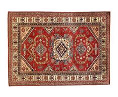 Eden Carpets Kazak Super Tapis noué à la Main, Laine, Multicolore, 152 x 207 cm