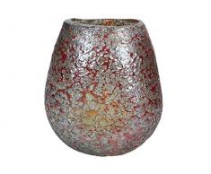 J. Kersten Vase en Verre Rouge 9,5 x 11,5 x 13 cm