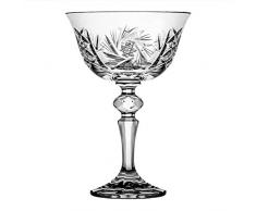 Crystelle aljulia 2255 Martini Verre, Cristal, 180 ML, 10,5 x 10,5 x 15,5 cm, 6 unités