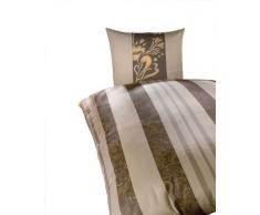 Janine Design 4578 07/Messina Parure de lit en Satin de Coton mako-s Housse de Couette 135 x 200 cm et taie doreiller 80 x 80 cm