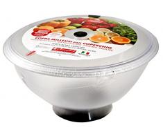 Cosmolplast Sangria Oasi Saladier avec Couvercle, Plastique, Transparent