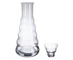Verre de BohÃªme Aspetto Carafe et 4Â Verres, Verre, 18Â x 22Â x 12Â cm