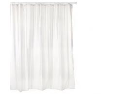 Tatay 5520101 - Rideau de Douche en Polyester Blanc 180 x 200 cm