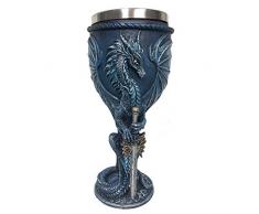 Nemesis Now Ruth Thompson Sea Blade Verre à Eau Motif Dragon Bleu Taille Unique