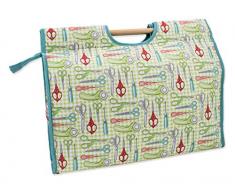 Parera Ciseaux Boîte, Organisateur, Couturier, Sac Fabric, Vert Taille Unique