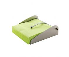 axentia 132770 Porte-Serviettes de Table, Acier Inoxydable, Argenté, env. 17,5 x 6 x 17,5 cm