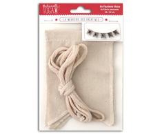 Toga Guirlande de 8 Fanions, Coton, Blanc CassÃ©, 9.5 x 13.5 x 0.2 cm