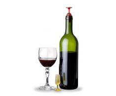 Qualy - T-Vin - 2 Bouchons de bouteilles - Jaune et Rouge