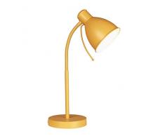 Village at Home Sven lampe de bureau CrÃ¨me, EN MÃTAL, E14, 28Â Watts P, MÃ©tal, jaune, H55cm x W15cm, E14 28 watts