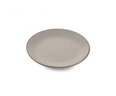 Villa DEste Home Tivoli 2191824 Lot de 6 assiettes Ã dessert Kora en grÃ¨s Gris