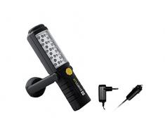 panlux ALD 2805/12, Indy Duo LED de travail projecteur avec piles, plastique, 2.0Â watts, Noir, 4.2Â x 5.7Â x 21,5Â cm