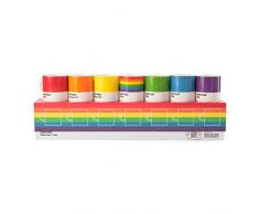 Pantone Pride Lot de 7 tasses à expresso en porcelaine 120 ml Passe au lave-vaisselle