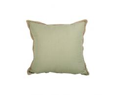 Belssia Coussin de Chaise, Coton et Laine, Beige et Marron, 45Â x 16Â x 45Â cm