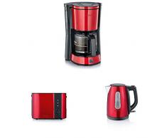 Severin Cafetère Filtre KA 4817 / Grille-pain automatique AT 2217 / Bouilloire 1.0 L WK 3417