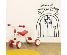 Chispum VIINF044L - Sticker dÃ©coratif, Design EntrÃ©e dans Le Monde de la Fantaisie, 58 x 87 cm