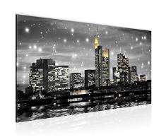 Tableau decoration murale Francfort sur le Main - XXL Impression sur Toile Salon Appartment 1 Parties - prÃªt Ã accrocher - 600812b