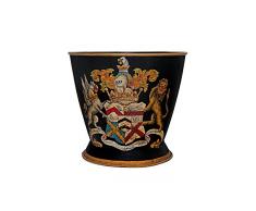 Mr Fredric Pot de Fleur en Plaque Peinte à la Main, Multicolore