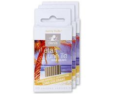 Le Chat 1190616 Lot de 3 packs de 20 Encens japonais MARIE GALANTE - parfum sunny fruits